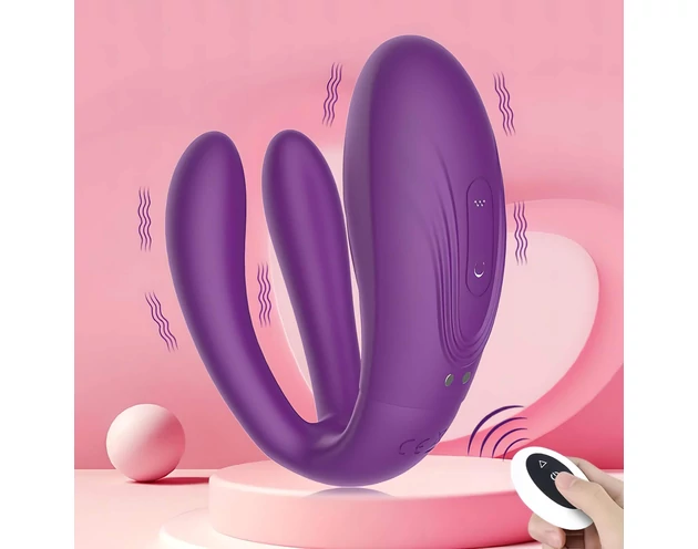 Mrow - akkus, vízálló 3 motoros párvibrátor (lila)