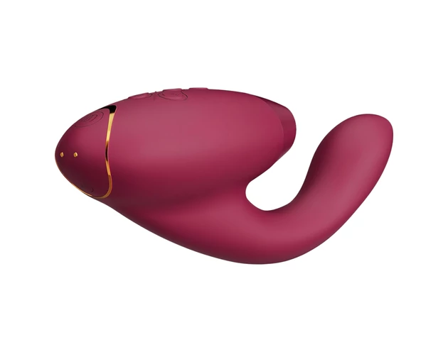 Womanizer Duo 2 - 2in1 G-pont vibrátor (piros)