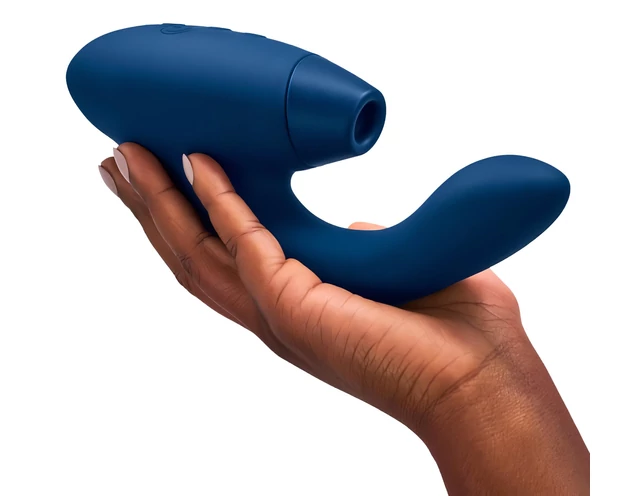 Womanizer Duo 2 - 2in1 G-pont vibrátor (kék)