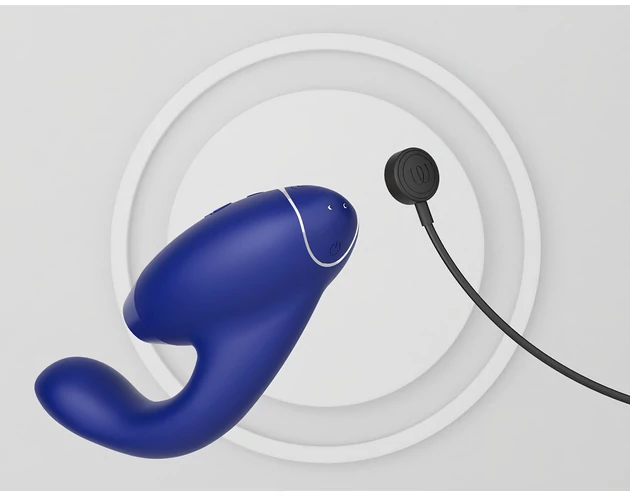 Womanizer Duo 2 - 2in1 G-pont vibrátor (kék)