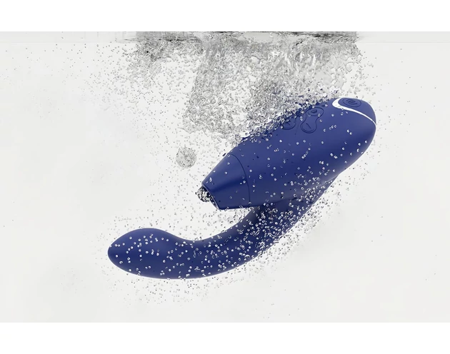 Womanizer Duo 2 - 2in1 G-pont vibrátor (kék)