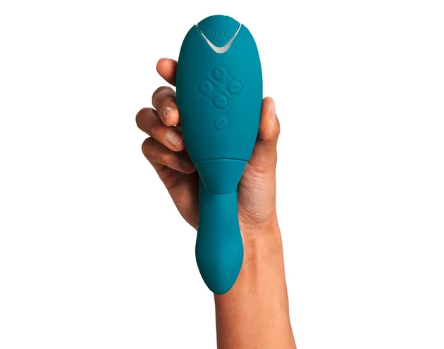 Womanizer Duo 2 - 2in1 G-pont vibrátor (zöld)