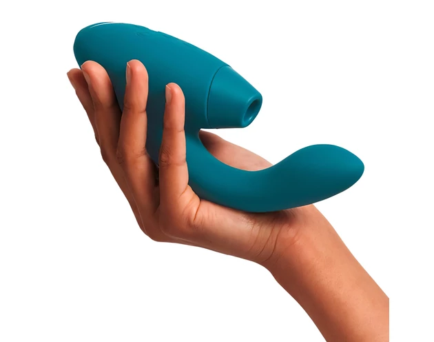 Womanizer Duo 2 - 2in1 G-pont vibrátor (zöld)