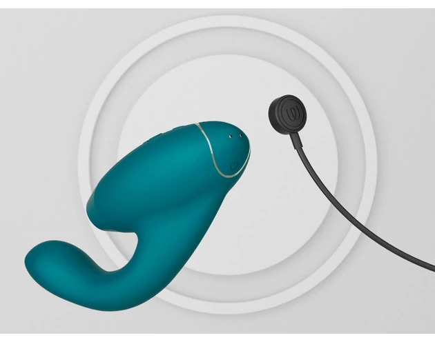 Womanizer Duo 2 - 2in1 G-pont vibrátor (zöld)