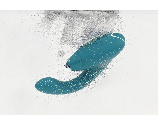 Womanizer Duo 2 - 2in1 G-pont vibrátor (zöld)