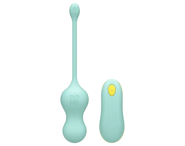 ROMP Cello - vibrációs gésagolyó távirányítóval (zöld)