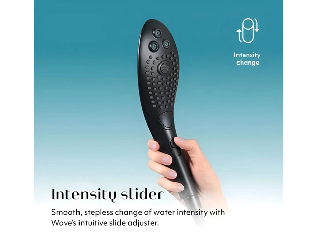 Womanizer Wave - masszírozó zuhanyfej (fekete)