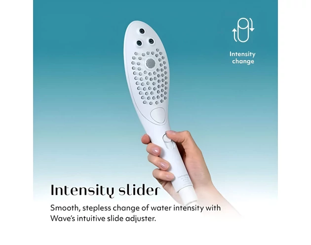 Womanizer Wave - masszírozó zuhanyfej (fehér)