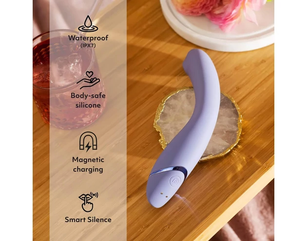 Womanizer OG - akkus, léghullámos 2in1 G-pont vibrátor (lila)