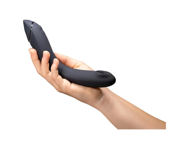 Womanizer OG - akkus, léghullámos 2in1 vibrátor (fekete)