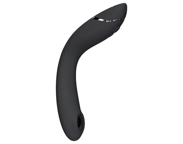 Womanizer OG - akkus, léghullámos 2in1 vibrátor (fekete)