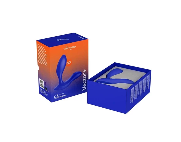 We-Vibe Vector - akkus, okos anál vibrátor (kék)