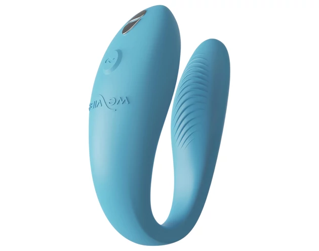 We-Vibe Sync Go - okos, akkus párvibrátor (türkiz)