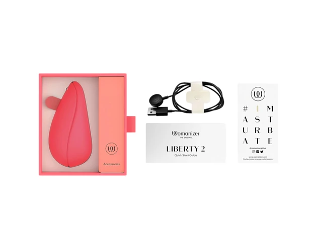 Womanizer Liberty 2 - akkus léghullámos csiklóizgató (pink)