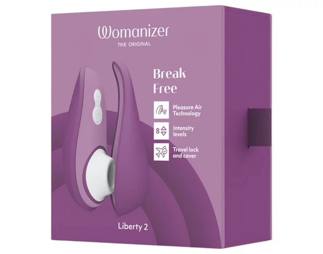 Womanizer Liberty 2 - léghullámos csiklóizgató (lila)