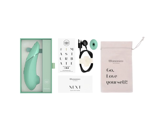 Womanizer Next - akkus, léghullámos csiklóizgató (zsálya)