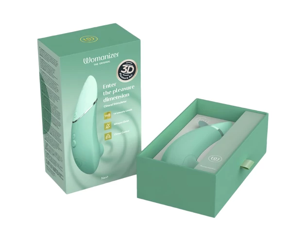 Womanizer Next - léghullámos csiklóizgató (zsálya)