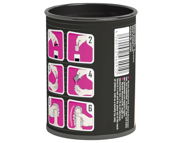 Mystim MasturbaTIN Ribbed Rita - lamellás maszturbátor (fehér)