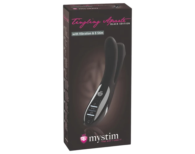 Mystim Tingling Aparte - elektro G-pont vibrátor (fekete)