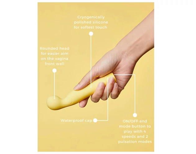 Smile Makers - A teniszedző vibrátor (sárga)