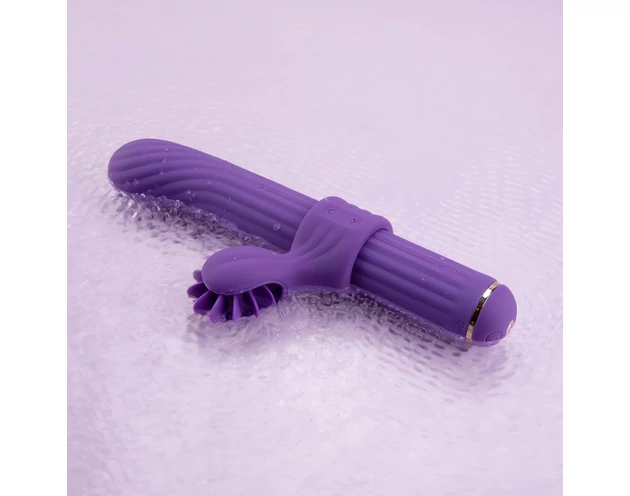 Magic Stick - vibrátor cseréléhető feltétekkel (lila)