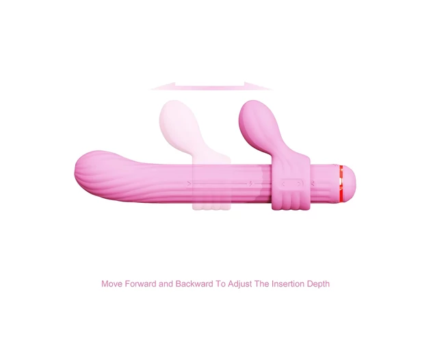 Magic Stick - vibrátor, cserélhető feltétekkel (pink)