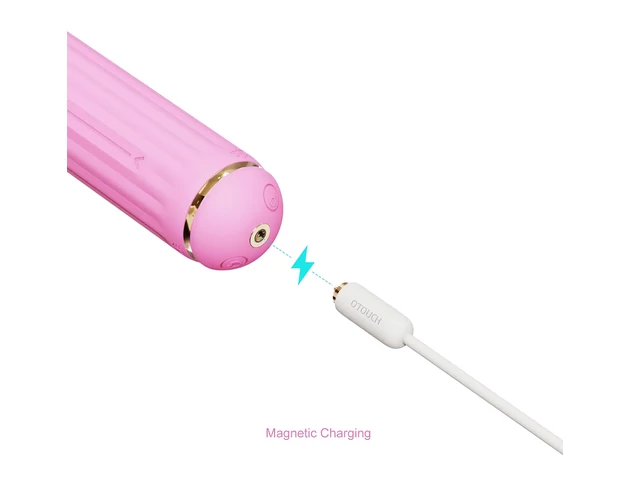 Magic Stick - vibrátor, cserélhető feltétekkel (pink)