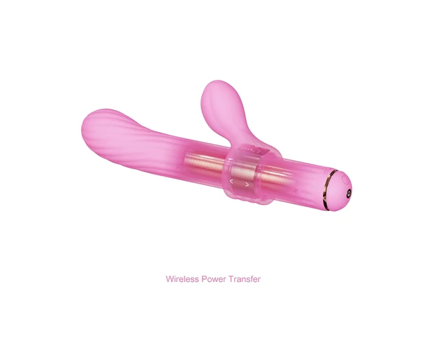 Magic Stick - vibrátor, cserélhető feltétekkel (pink)