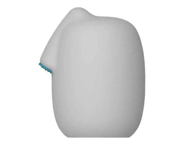 VIBEGGS Candy Curves - vibrációs tojás maszturbátor (fehér)