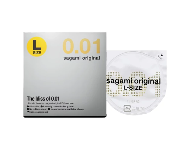 Sagami Original 0,01 L - óvszer - 58mm (1db)