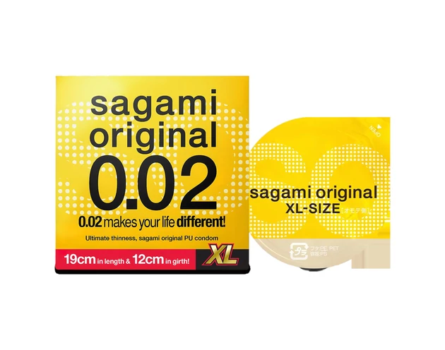 Sagami Original 0,02 XL - óvszer - 61mm (1db)
