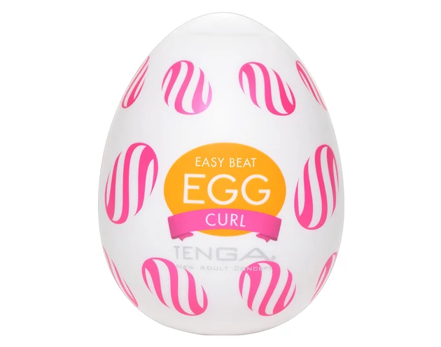 TENGA Egg Curl - tojás maszturbátor (1db)
