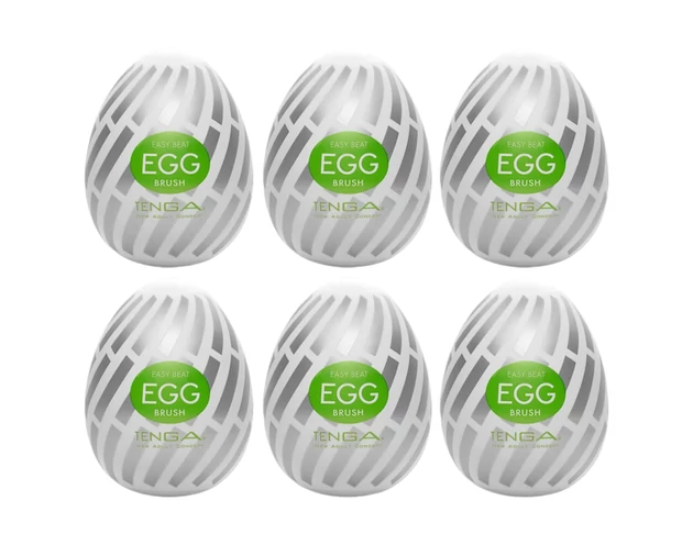 TENGA Egg Brush - tojás maszturbátor (6db)