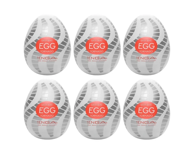 TENGA Egg Tornado - tojás maszturbátor (6db)