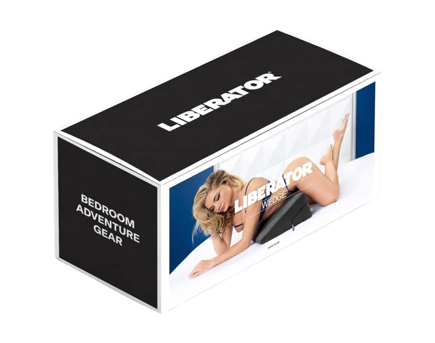 Liberator Wedge - ék alakú szexpárna (fekete)