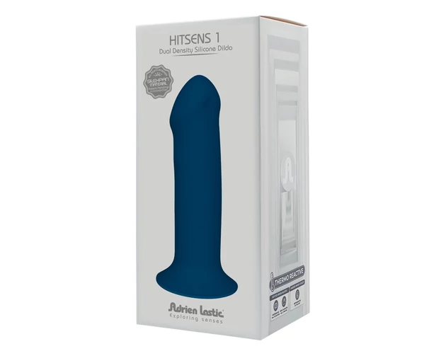 Hitsens 1 - alakítható, tapadótalpas péniszes dildó (kék)