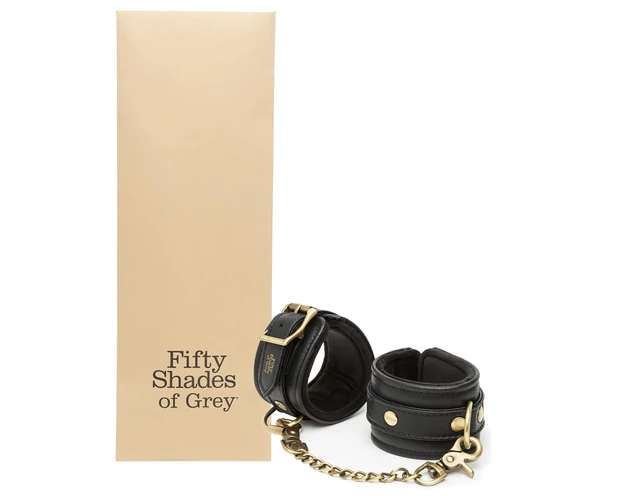 A szürke ötven árnyalata Bound to You - csukló bilincs (fekete)