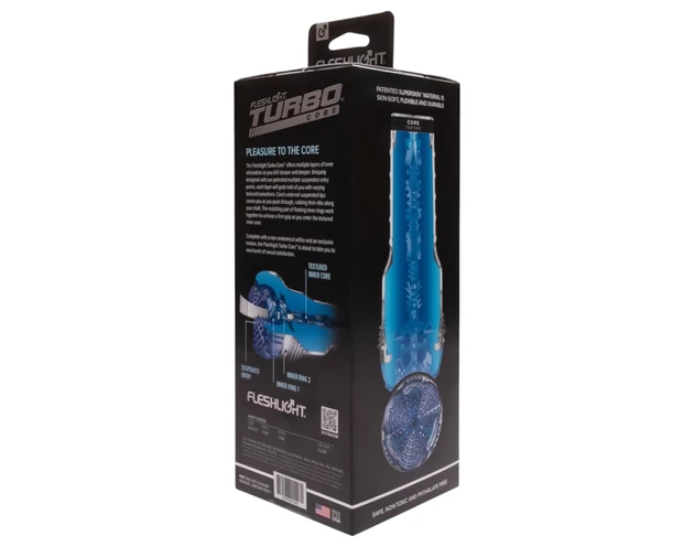 Fleshlight Turbo Core - szívó maszturbátor (kék)