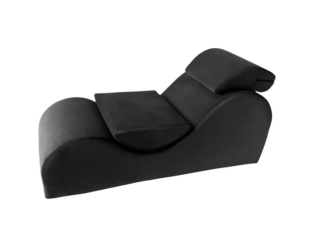 Liberator Esse Lounger - variálható szex szófa (fekete)