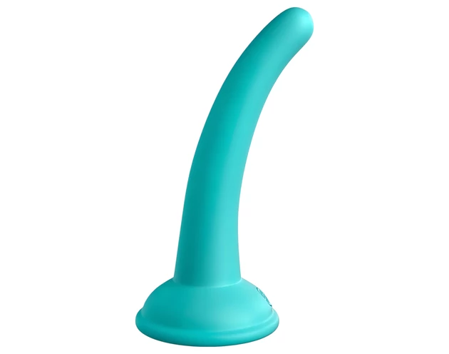 Dillio Curious Five - szilikon dildó (15cm) - türkiz