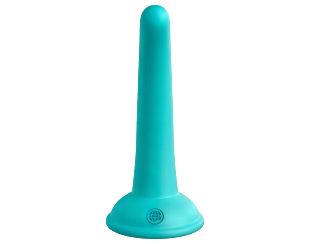 Dillio Curious Five - szilikon dildó (15cm) - türkiz