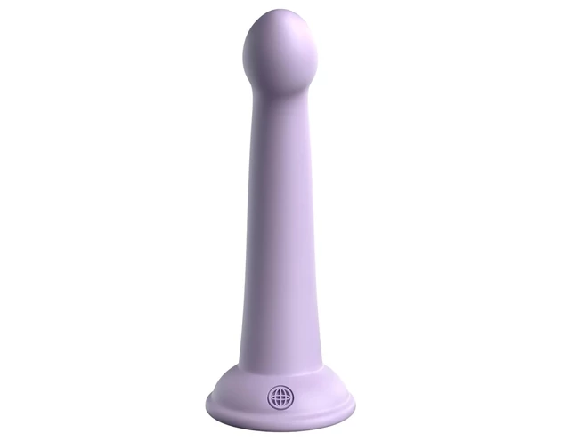 Dillio Secret Explorer - tapadókorongos dildó (17cm) - lila