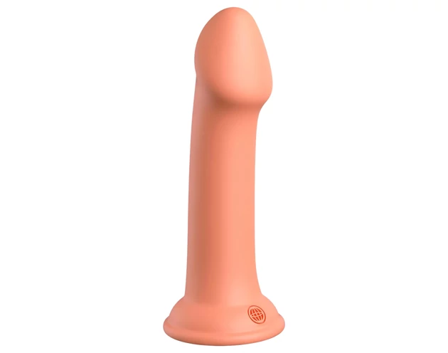 Dillio Big Hero - tapadókorongos szilikon dildó (17cm) - narancs