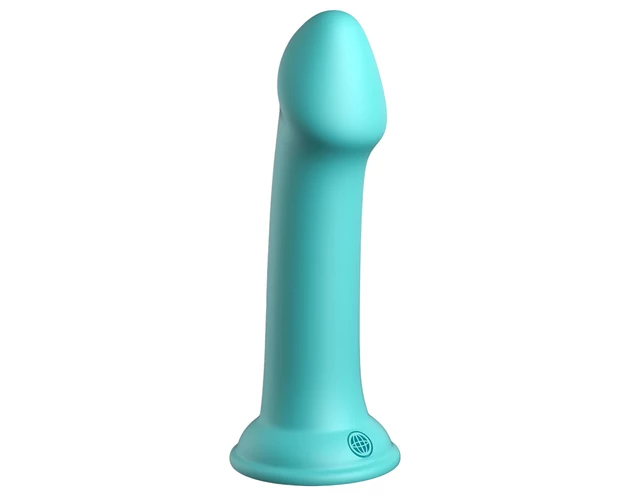 Dillio Big Hero - tapadókorongos dildó (17cm) - türkiz