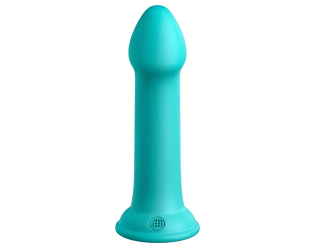 Dillio Big Hero - tapadókorongos dildó (17cm) - türkiz