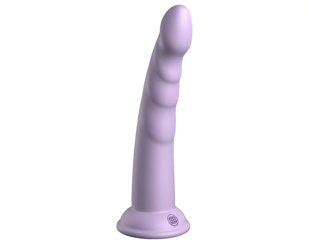 Dillio Slim Seven - tapadókorongos stimuláló dildó (20cm) - lila