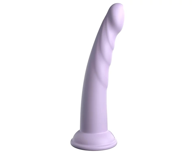 Dillio Slim Seven - tapadókorongos stimuláló dildó (20cm) - lila