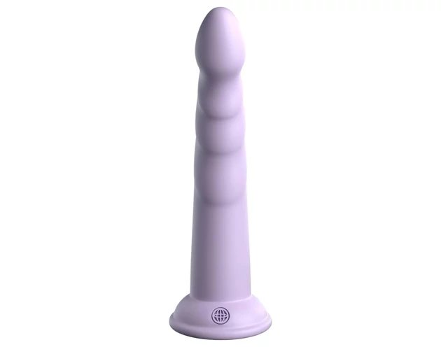 Dillio Slim Seven - tapadókorongos stimuláló dildó (20cm) - lila