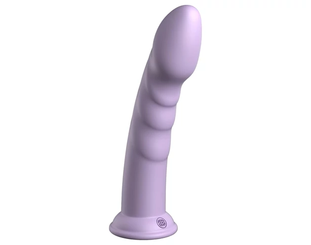Dillio Super Eight - tapadókorong szilikon dildó (21cm) - lila