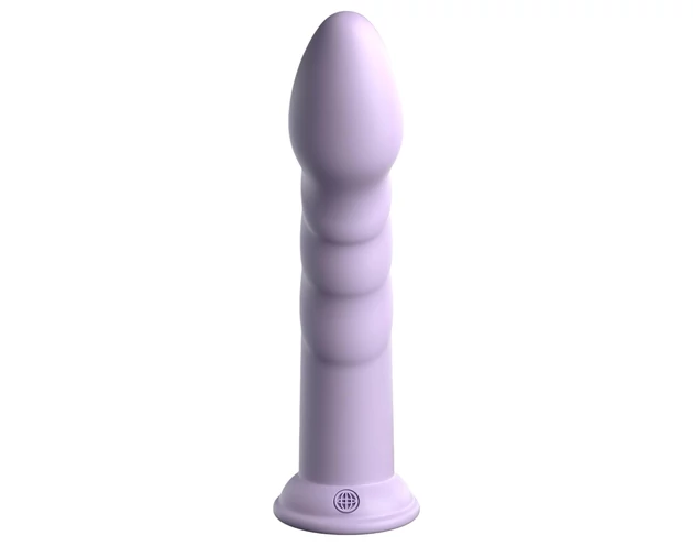Dillio Super Eight - tapadókorong szilikon dildó (21cm) - lila